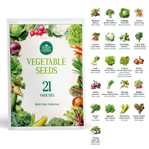 Vegetable seed pack - pack, 21